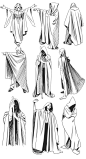 How to Draw Cloaked Figures