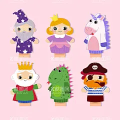 布袋木偶  - 源文件下载【酷图网】布袋木偶,掌中木偶戏,布袋戏,玩具娃娃,表演儿童玩偶,嘴巴能动,毛绒动物,手套玩偶,安抚玩偶,手套娃娃,