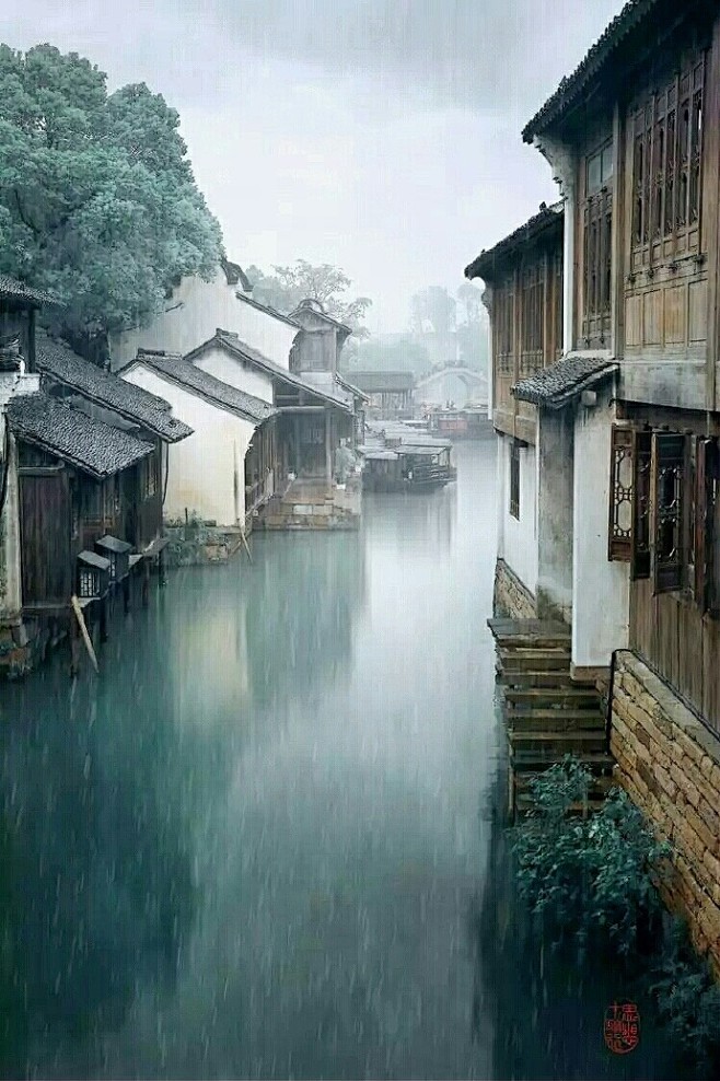 烟雨江南