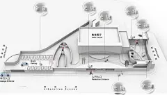 武汉中海·澳门佳园展示区景观设计/EADG泛亚国际 : 武汉江岸区，汉口重要政务、文化、生活的核心区，也是城市中心的重点建设和更新区域；目标地块位于江岸区澳门路，紧邻解放大道，且三公里范围内覆盖着充足的教育、医疗及商贸等成熟城市资源。 以『光』之名 In The Name Of Light 设计任务是完成目标场地的城市展厅景观设计。针对如此成熟而古老的城市街区，我们决定通过展厅，引入光芒，激活城市。 在空间设计中，我们在可触碰的媒介上留下有关光的印记，...