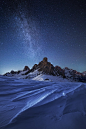 Night in the Dolomites