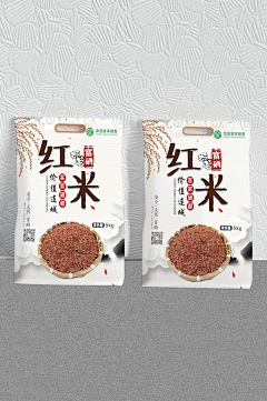 创艺世界采集到大米包装