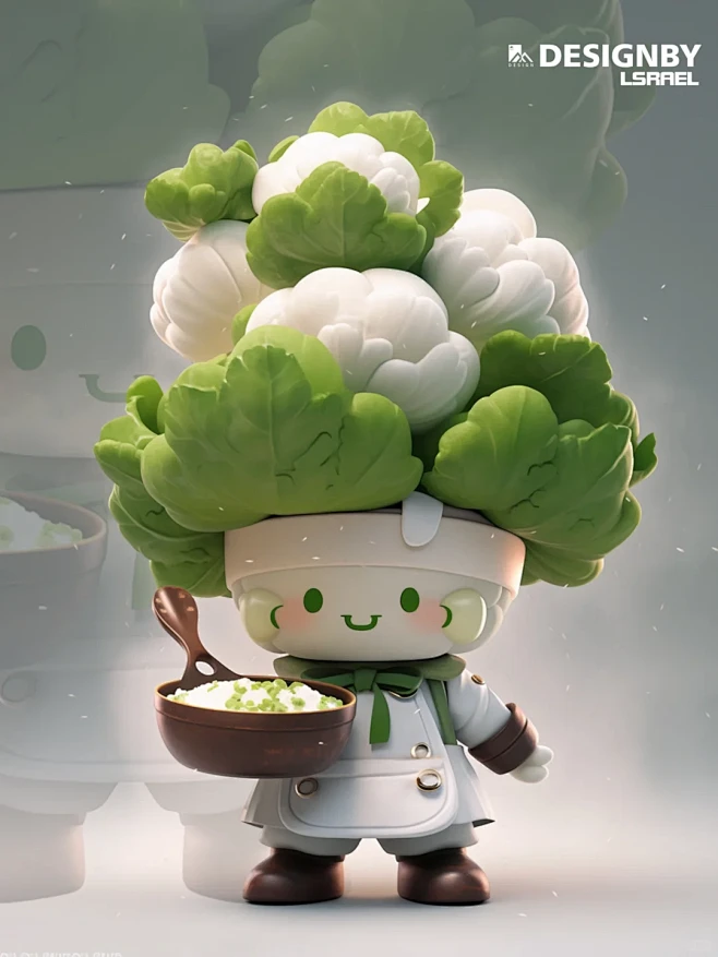 潮玩IP |蔬菜系列|花菜来啦