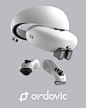 controller earphones industrial design  product design  Virtual reality vr 3d modeling Render Wearable