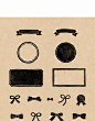 橡皮章版画插画素材字母植物咖啡烘培家居文艺图标包装设计商用-淘宝网