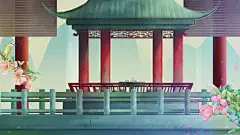 古风建筑psd模板