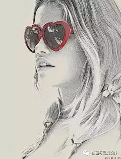 手绘丨好功力！最细腻的女孩铅笔画肖像，爱上她笔下的黑白灰