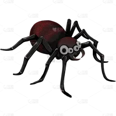 手绘-暗黑风恐怖动物元素-蜘蛛