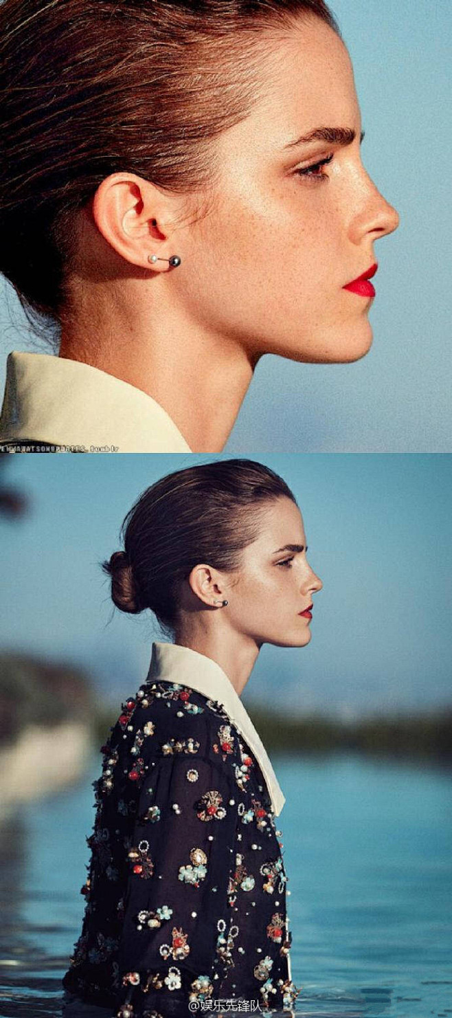 艾玛沃特森侧颜美哭了