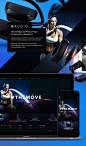 66AUDIO Site & Revolution Product Page Design : 66Audio site redesign and Product Page for Revolution Headphones I've started in 2015. 66Audio creates sport and lifestyle headsets for active people, it's quite young company but it grows quite rapidly.