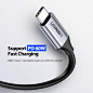 US $2.99 20% OFF|Ugreen USB 3.1 Type C to USB C Cable for Samsung S9 S8 Note 9 8 PD 60W Quick Charge 4.0 USB C Fast Charger Cable for MacBook Pro-in Mobile Phone Cables from Cellphones & Telecommunications on Aliexpress.com | Alibaba Group : Smarter S