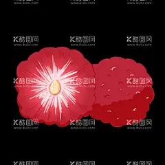 杨梅手绘  - 源文件下载【酷图网】2个杨梅,手绘,插画,杨梅冰,杨梅小元素,装饰画,卡通,PNG