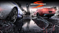 General 3840x2160 World of Speed video games car London Chevrolet Camaro SS Mercedes-Benz SLS AMG reflection