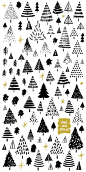 Christmas Trees: Objects & Pattenrs : Design elements & patterns. Available for sale on Creative Market