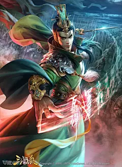 国人团队7thorange创作的三国杀插画