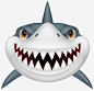 尖牙张嘴鲨鱼高清素材 设计图片 页面网页 平面电商 创意素材 png素材