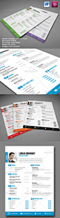 Sewon Clean Resume Template Volume 3 - Resumes Stationery