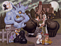 [] Todd Schorr，美国插画师，同时也是一位超现实主义画家，1976年毕业于费城艺术学院，并开始进行唱片封面、电影海报、杂志专题等的设计创作，其作品表现力强，荒诞、梦幻，极具颠覆性。