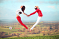 Sasha L&#x;27Estrange-Bell在 500px 上的照片Red Heart Jump