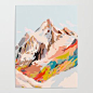 glass mountains Poster