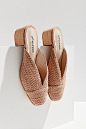 Slide View: 1: Jeffrey Campbell Sauza Woven Mule