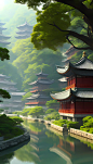 山水小镇1 | 无界AI