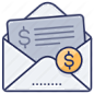 Bill, invoice, mail, payment