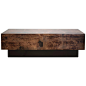 Aldo Tura Goatskin Cocktail Coffee Table For Sale