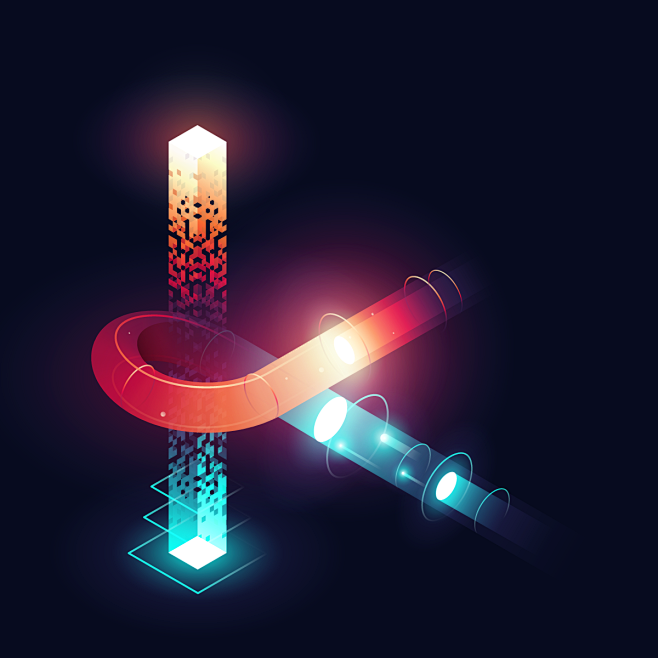 UI UX UE 插画 2.5D 闪屏页...