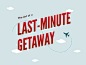 'The art of a last-minute getaway' it's a fun infographic I designed for The Huffington Post. ⠀⠀