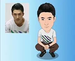 头像绘画六_林秋动漫_人物卡通头像绘画，photoshop绘画教程心得，插画