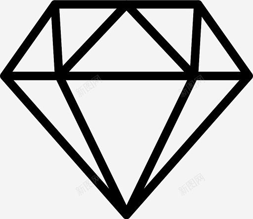 宝石钻石珠宝图标 平面电商 创意素材