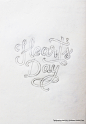 Happy Heart's Day 2017(Valentine's Day) : A typography piece made in celebration of Valentine's day. 