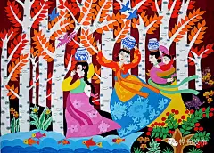 【桦甸——中国现代民间绘画之乡】 : 文艺峰《白桦枫情》桦甸作为2014-2016年度吉林省民间文化艺术之乡，先后于1991年、2008年被国家文化部命名为“中国现代民间绘画之乡”和“中国民间文化艺术之乡”荣誉称号。2015年4月，在翰墨青州.2015中国农民画作品...