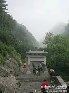 (泰山)下山(1)南天门、升仙坊、十八盘、对松山 多图, 宏日当头小八旅游攻略