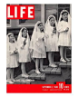 Photographic Print: Dionne Quintuplets First Communion, September 2, 1940 by Hansel Mieth : 10x8in