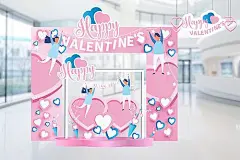 情人节活动堆头-享设计