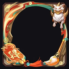 村里最机智的狗子采集到头像框
