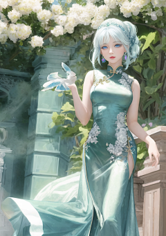 Pandorakyo采集到AI绘画-春韵