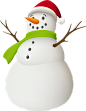 雪人图片大全圣诞节png免抠元素模板背景