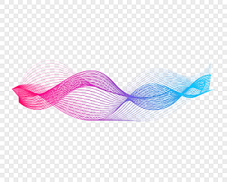 多色渐变网状动感线条不规则水波纹素材