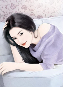 含含糊糊i采集到现代立绘（女免扣）