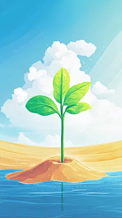 植树节海报背景素材通用模板 (137)