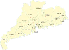 广东省 矢量地图 地图 其他元素免抠png图片壁纸