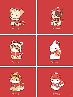 头像分享｜十二生肖新年送福 第一弹
