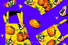 15款手绘万圣节南瓜头幽灵矢量插画插图国外设计素材下载_颜格视觉