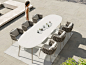 Garden table TOSCA | Dining table - TRIBÙ