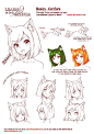 猫耳人物的正确画法参考✔ ​​​​get！【灵猫课… - 半次元 - ACG爱好者社区