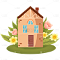 手绘-花屋元素
