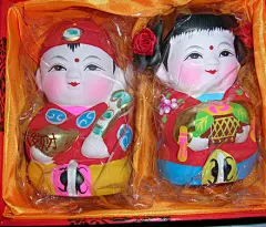 泥娃娃 无锡泥人 惠山泥人 民间工艺礼品 阿福阿喜 非物质文化